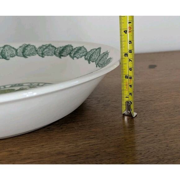 Vintage Garden Classics Spinach Salad Recipe Serving Bowl 1980s Royal China USA - Picture 8 of 10